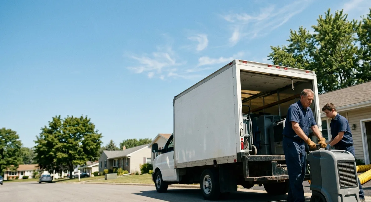 Water Damage Cleanup in Grovertown, IN near me